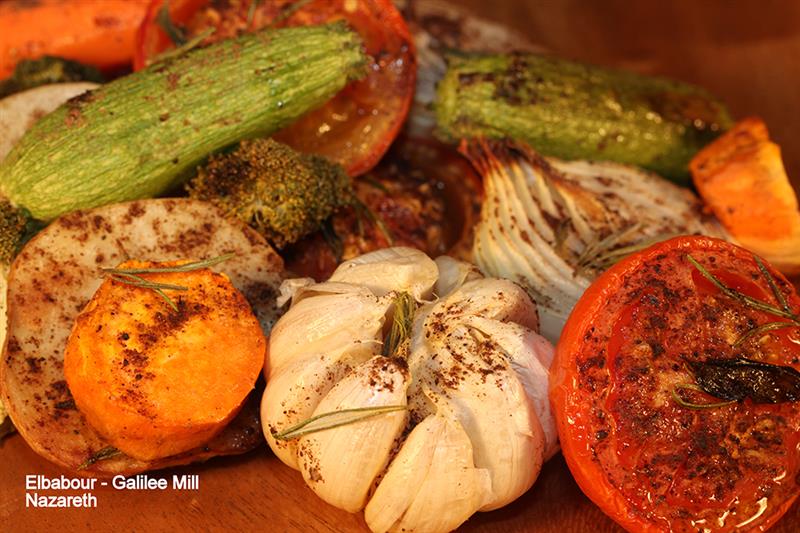 ירקות אפויים בתנור עם פיירינה ספייס